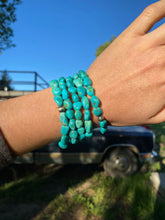 Load image into Gallery viewer, Turquoise Stretchy Bracelet