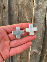 Load image into Gallery viewer, Vintage Cross Earrings E0260