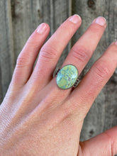 Load image into Gallery viewer, Nautilus Variscite Ring Size 8 3/4 R0326