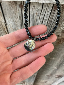 Black Cowboy Hat Bracelet C0374