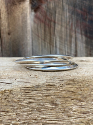 Sterling Stacker Cuff C0389