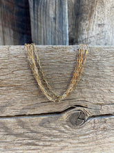 Load image into Gallery viewer, Gold Filled Petite Paperclip Chain N0553
