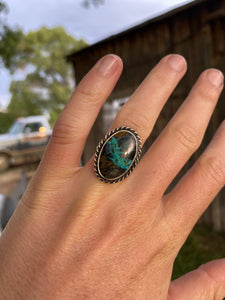 Thunderbird Turquoise Ring Size 6.5 R0313