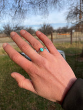 Load image into Gallery viewer, Lone Mnt Turquoise Ring R0404