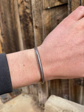 Load image into Gallery viewer, Vintage Silver Stacker Cuff C0435