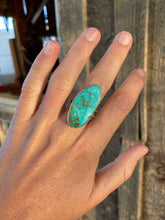 Load image into Gallery viewer, Tyrone Turquoise Ring Size 8 R0314