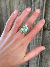 Load image into Gallery viewer, Nautilus Variscite Ring Size 8 R0330