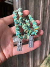 Load image into Gallery viewer, Cross Charm Turquoise Stretchy Bracelet C0393
