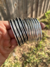 Load image into Gallery viewer, Double Band Sterling Cuff C0390