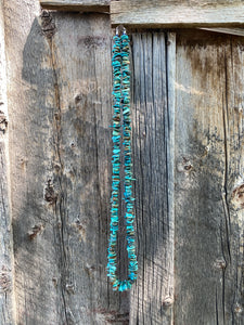 Long Turquoise Necklace N0698