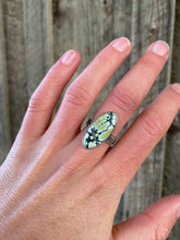 Load image into Gallery viewer, Nautilus Variscite Ring Size 7.5 R0329