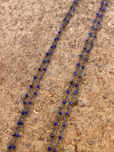 Load image into Gallery viewer, Lapis Chain Necklace N0913