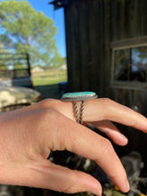 Load image into Gallery viewer, Number 8 Turquoise Ring Size 7