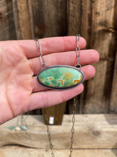 Load image into Gallery viewer, Australian Variscite Bar Necklace N0830