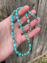 Load image into Gallery viewer, Turquoise Pebble Necklace N0654