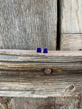 Load image into Gallery viewer, Lapis Stud Earrings