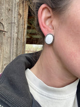 Load image into Gallery viewer, White Buffalo Earrings E0205