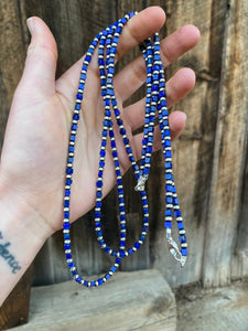 Lapis and Silver Necklace N0633