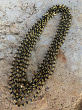 Load image into Gallery viewer, Black and Gold Chain N0571