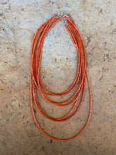 Load image into Gallery viewer, Mediterranean Coral Necklace N0747