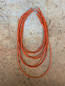 Mediterranean Coral Necklace N0747
