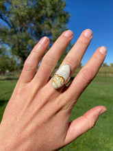Load image into Gallery viewer, Chicken Track Ring Size 7 R0493