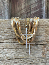 Load image into Gallery viewer, Herringbone Gold Filled Necklace N0672