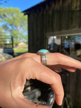 Load image into Gallery viewer, Number 8 Turquoise Ring Size 8.5 R0423