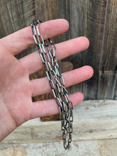 Load image into Gallery viewer, 24” Sterling Paperclip Chain N0688