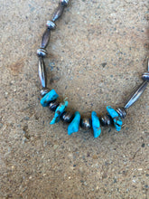 Load image into Gallery viewer, Vintage Silver and Turquoise Necklace