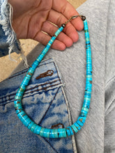 Load image into Gallery viewer, Vintage Rolled Turquoise Necklace