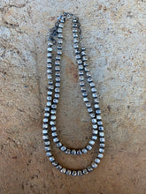 Load image into Gallery viewer, 6mm Box Style Silver Necklace N0735