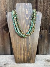 Load image into Gallery viewer, Graduated Turquoise Necklace N0768