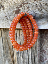 Load image into Gallery viewer, Orange Jade Stretch Bracelet C0458