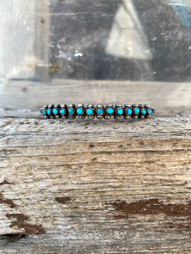 Vintage Turquoise Cuff Size 6 C0211