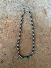 Load image into Gallery viewer, Turquoise Barrel Necklace N0918