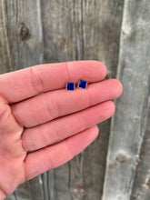 Load image into Gallery viewer, Lapis Stud Earrings