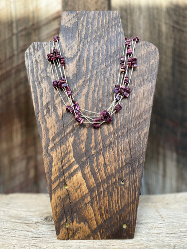Purple Necklace N0681