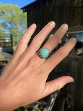 Load image into Gallery viewer, Number 8 Turquoise Ring Size 8.5 R0423