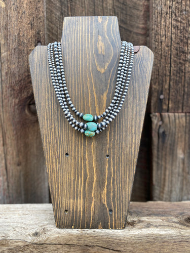 Barrel Bead Necklace N0760