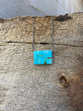 Load image into Gallery viewer, Turquoise inlay Bar Necklace N0540