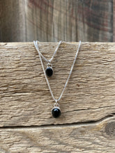 Load image into Gallery viewer, Black Onyx Pendant Necklace N0674