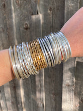 Load image into Gallery viewer, Simple Silver Cuff C0385
