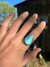 Load image into Gallery viewer, Mina Maria Turquoise Ring Size 8 1/4 R0422