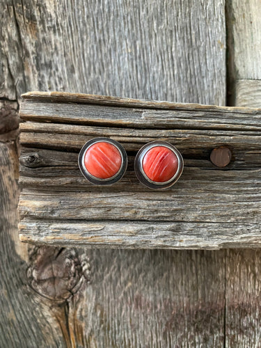 Red Spiny Oyster Earrings E0242
