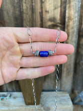 Load image into Gallery viewer, Stainless Steel Lapis Necklace N0854